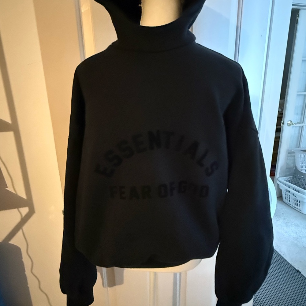 Black Essentials Fear of God Hoodie